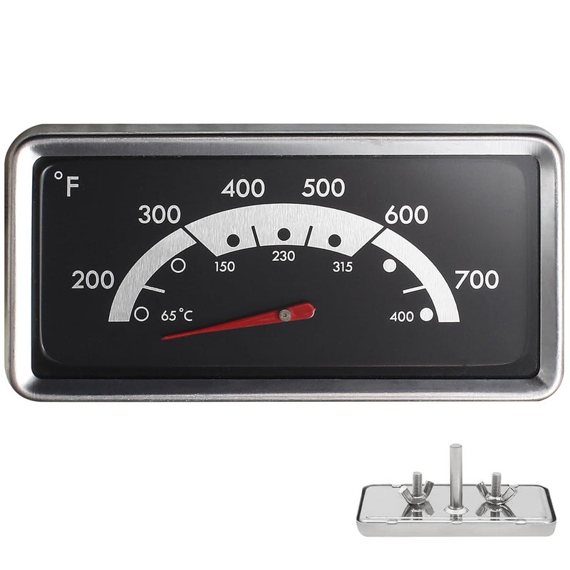 MOASKER 3.6" Grill Thermometers Guage for Nexgrill 720-0830A 720-0898 720-0882A,Stainless Steel Grill Thermometer Replacement for Kenmore 146.23673310 119.16144210 148.23683310 146.23673310 - Image 1